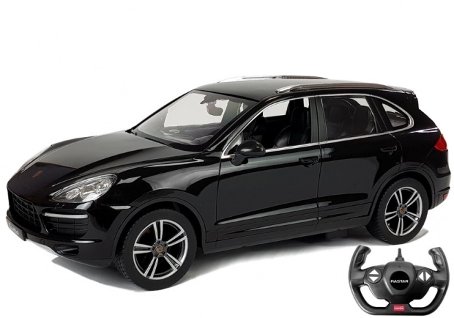 Rastar R/C Porsche Cayenne Turbo Rastar 1:14 noir avec télécommande