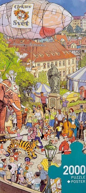 Puzzle Parade de rue 2000 pièces