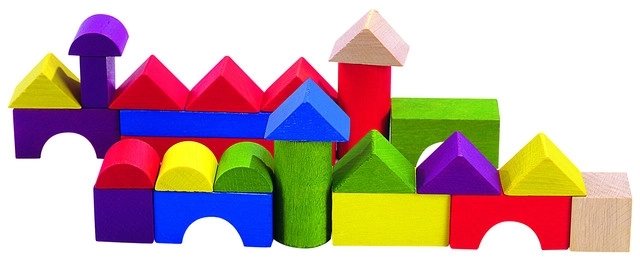 Kit de construction en bois 100 pcs