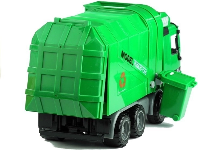 Bac à ordures clipsable pour un chargement facile