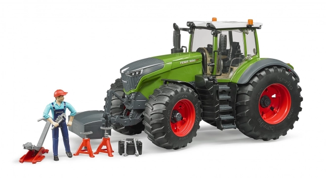Tracteur Bruder Fendt 1050 Vario avec mécanicien et outils d'atelier 1:16
