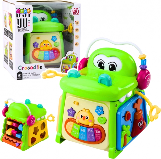 Cube éducatif interactif Crocodile