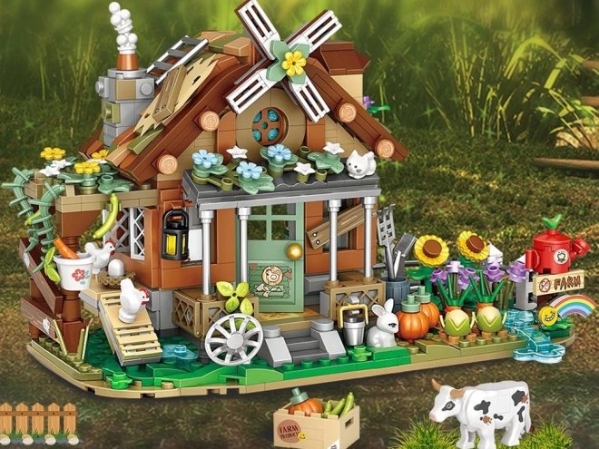 Jeu de construction créatif Ferme Jardin Ferme 899 él ZA5344