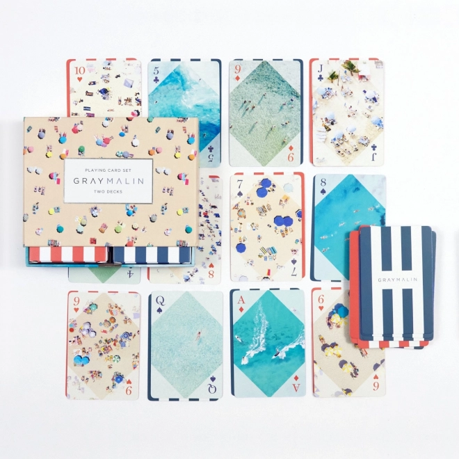 Galison Jeu de cartes Plage Gray Malin