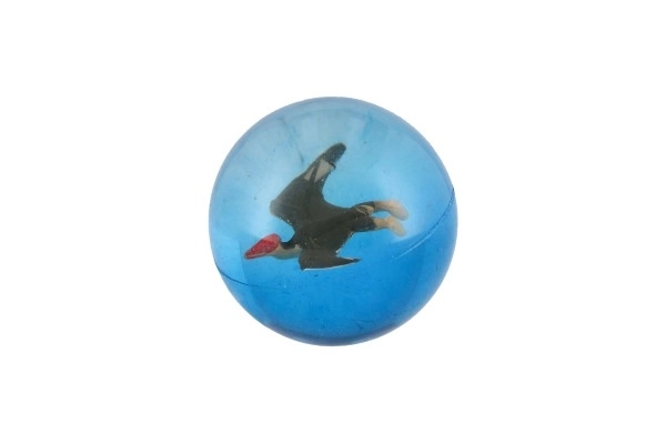 Balle/ballon avec dinosaure 4cm assortiment de types 32 pièces dans un pot