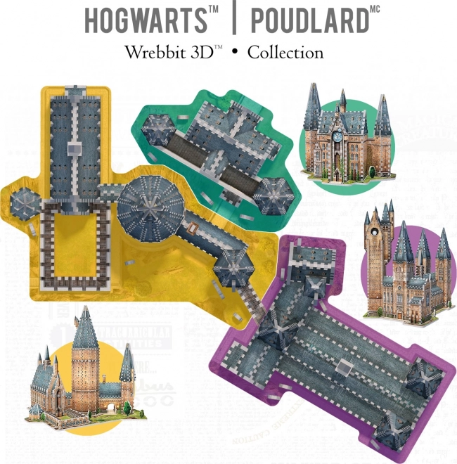 Puzzle WREBBIT 3D Harry Potter : Poudlard, Tour d'Astronomie 875 pièces