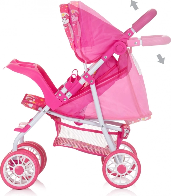 CHIPOLINO Poussette de sport pour poupées Dolly Unicorns