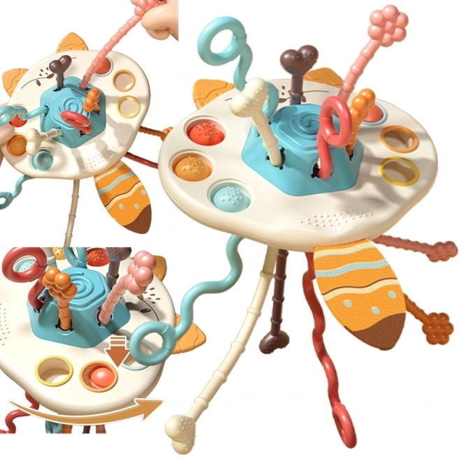 Jouet sensoriel renard Montessori pour bébés