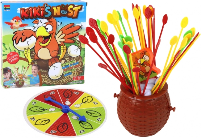 Jeu de société Construis un nid pour KIKI – jeu d’adresse familial