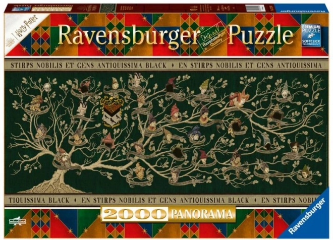 Harry Potter arbre généalogique puzzle panorama 2000 pièces Ravensburger