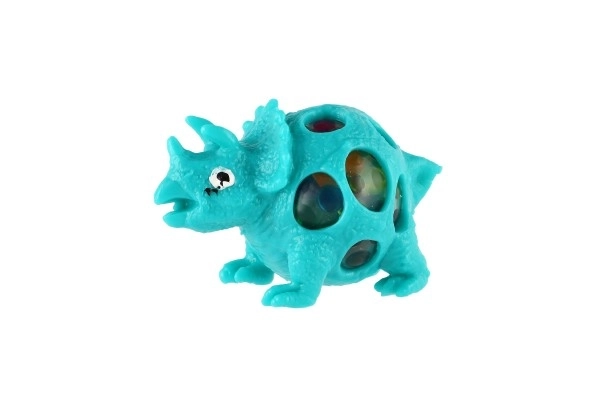 Dinosaurus anti-stress pâte malléable 7x5cm 4 couleurs en sachet