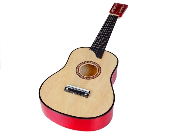 Guitare en bois avec crème conique