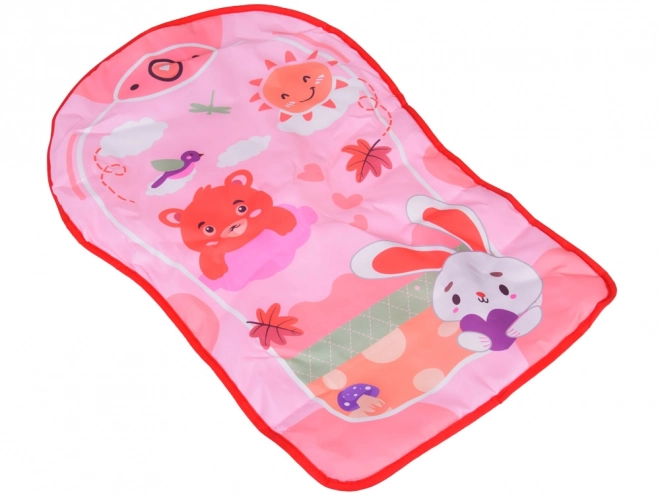 Tapis d'éveil jouet pour bébés 3 en 1 rose