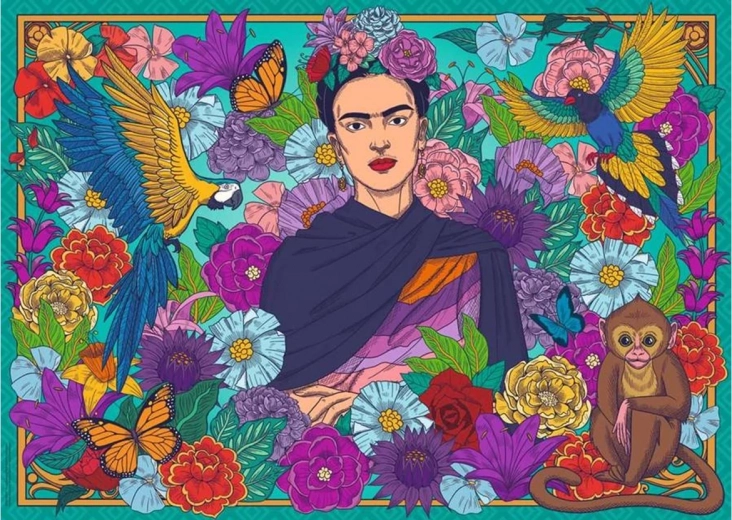 Puzzle Ravensburger Frida Kahlo 1000 pièces