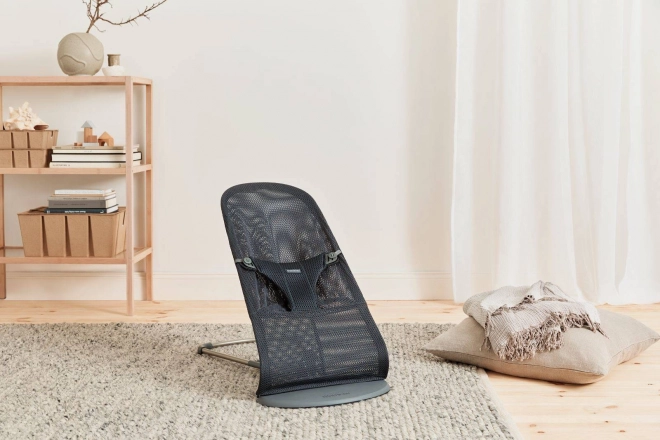 BABYBJÖRN - Transat BLISS MESH - Rose Perle – Anthracite
