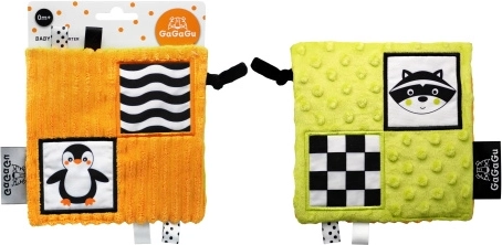 Tapis sensoriel pour bébés pingouin et raton laveur Gagagu