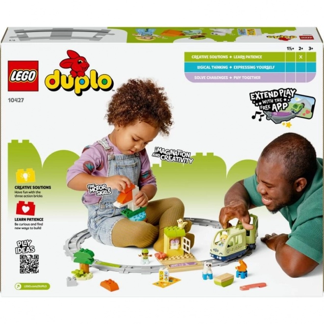 Aventures de vacances avec le train interactif DUPLO