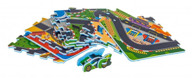 Tapis de Puzzle Piste de Rallye