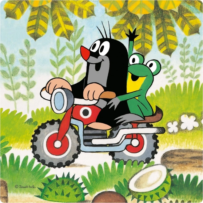 Krtek sur la prairie 3-5 puzzle bébé