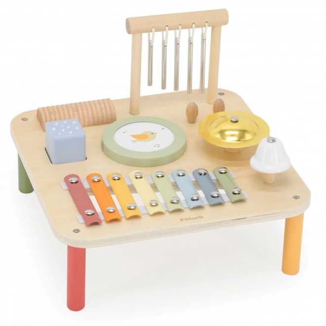 Table de musique en bois pour enfants 7 en 1