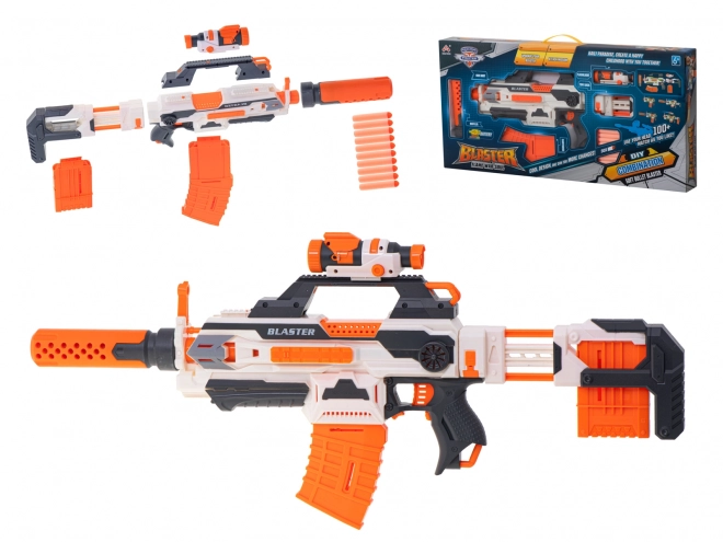 Blaster fusil modulaire 4 en 1 + 30 flèches