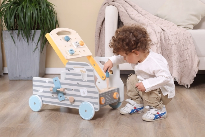 Établi mobile en bois