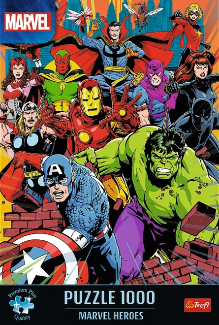 TREFL Puzzle Premium Plus Marvel : Héros de Marvel 1000 pièces