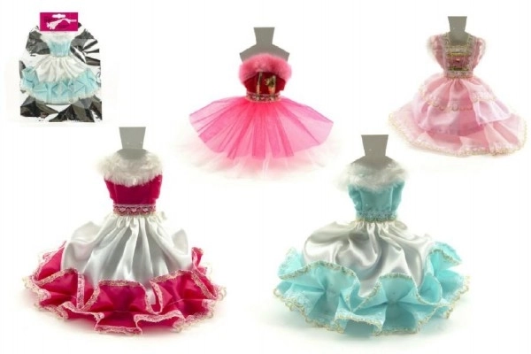 Robes/Vêtements pour poupées assortiment en sac 27x30cm