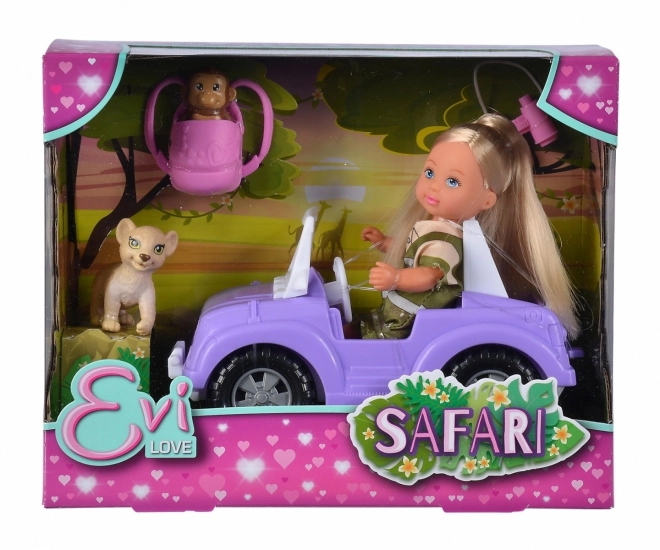 Poupée Evička Safari avec voiture
