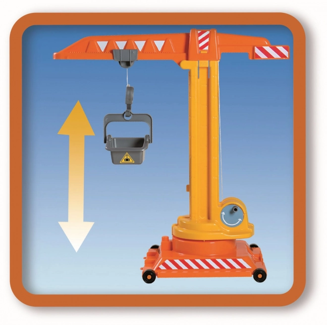 Camion grue géant Androni sur une plate-forme mobile - hauteur 52 cm