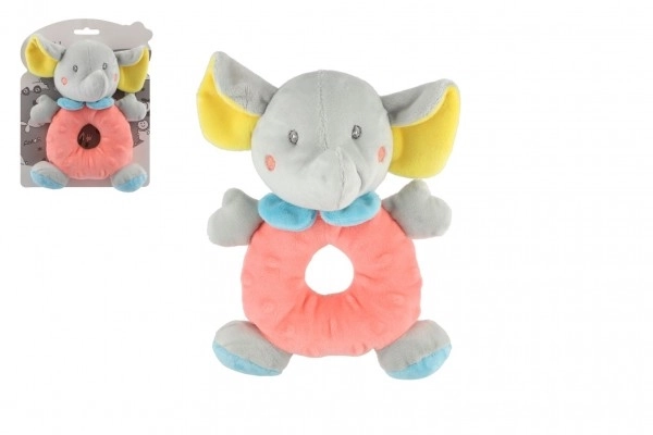 Hochet en peluche Éléphant pour bébés