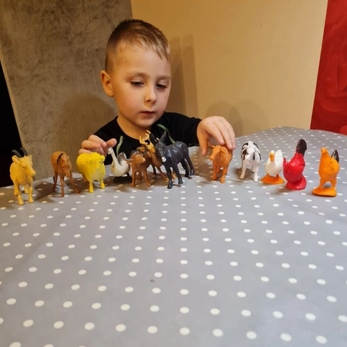 Animaux de la ferme - ensemble de 12 figurines