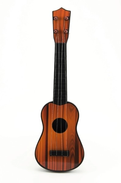 Guitare en plastique 40cm 2 couleurs sur carte