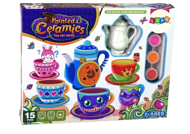 Ensemble de thé créatif DIY pour la peinture sur porcelaine
