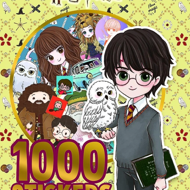 Cahier d'autocollants Harry Potter avec 1000 autocollants