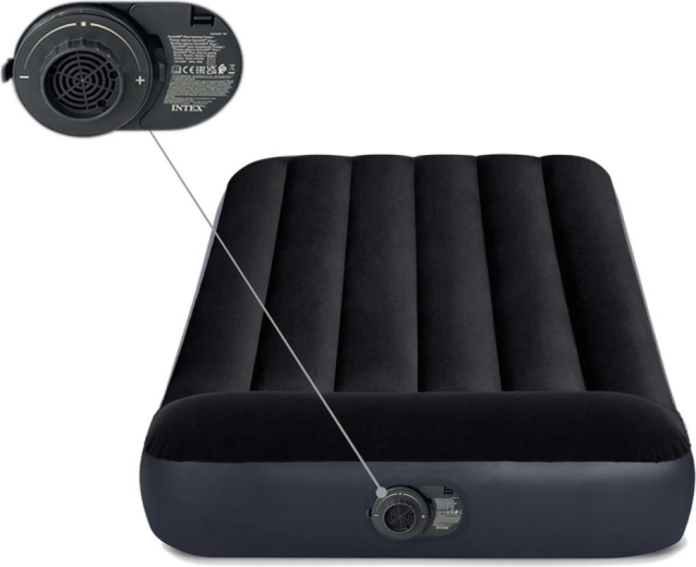 Pompe électrique intégrée – gonflage en quelques minutes