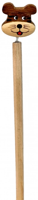 Crayon en bois avec topper tigre