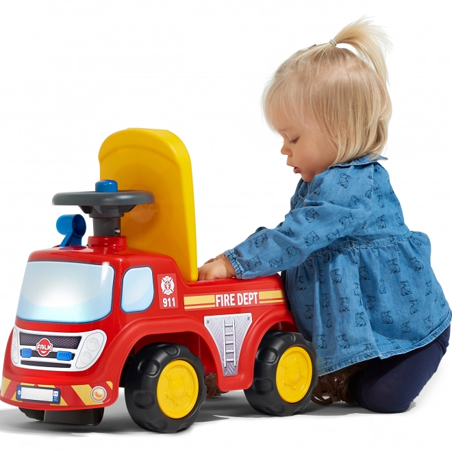 Camion de pompier roulant avec klaxon pour enfants par FALK