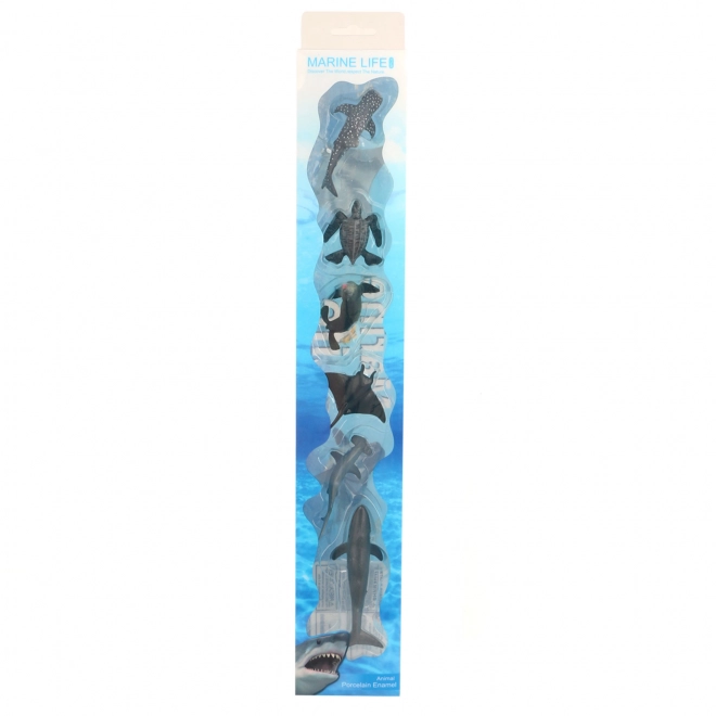 Ensemble d'animaux marins en boîte 6 pcs