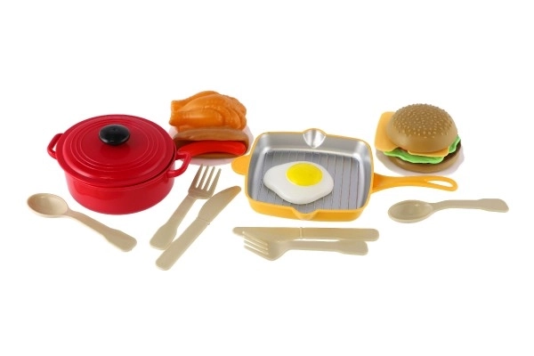 Ensemble de cuisine en plastique dans un sac 17x10x12cm
