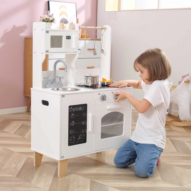 Cuisine en bois avec éclairage et son PolarB