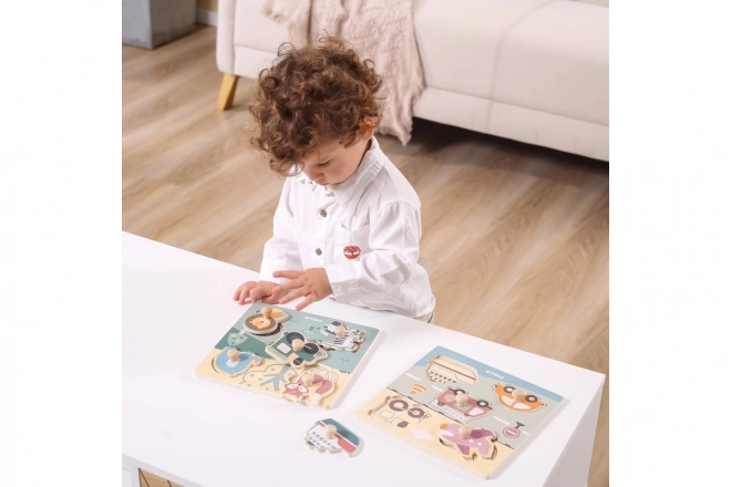 Puzzle en bois - animaux