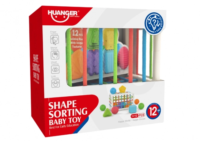 Cube flexible Ball Sorter Figurines pour enfants