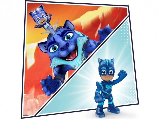 PJMasks Chat Courageux Rugissant avec figurine