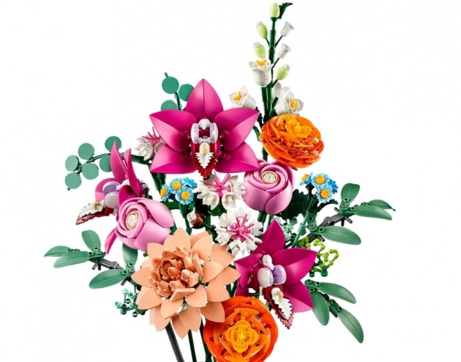 Lego Botanicals magnifique bouquet de fleurs roses