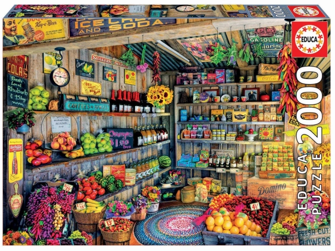 Puzzle EDUCA Marché agricole 2000 pièces