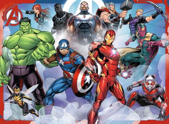 Puzzle Ravenburger enfants Marvel Avengers 100 pièces