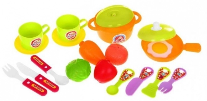 Cuisine portable Food Truck pour enfants 3+ Valise à roulettes + accessoires