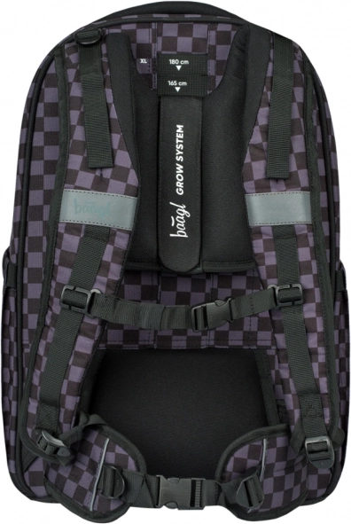 Sac à dos scolaire Skate Max gris