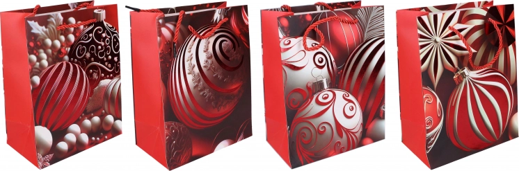 Sac cadeau L 32 × 41,5 × 12 cm – Noël